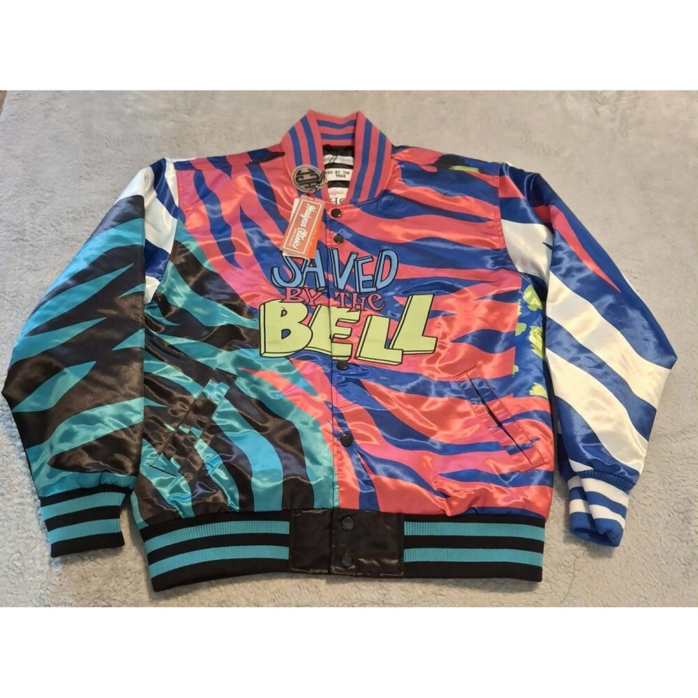 Headgear Classics Saved By The Bell Satin Bomber Jacket Adult Size Medium New